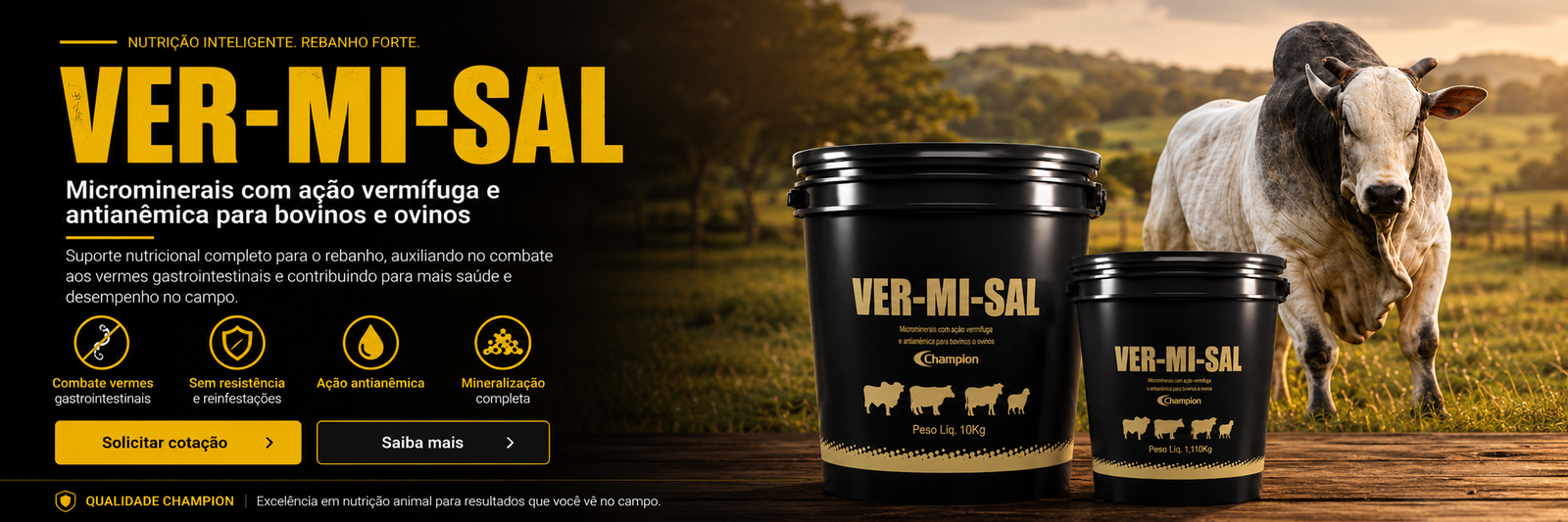 VER-MI-SAL Champion - Concentrado de microminerais